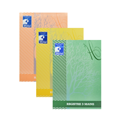 Registre EL HILLAL 3 Mains