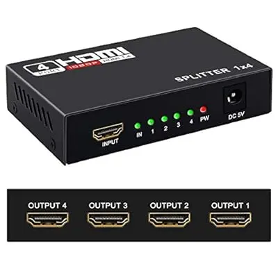 Splitter HDMI 4 ports 4K