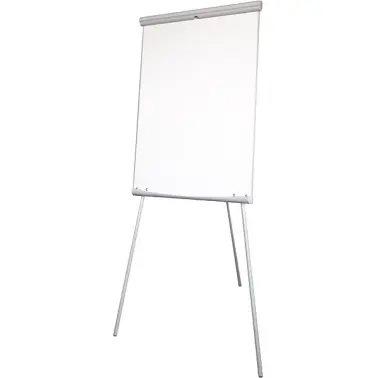 Tableau blanc magnétique Chevalet Trépieds 2X3 70x100cm avec deux bras