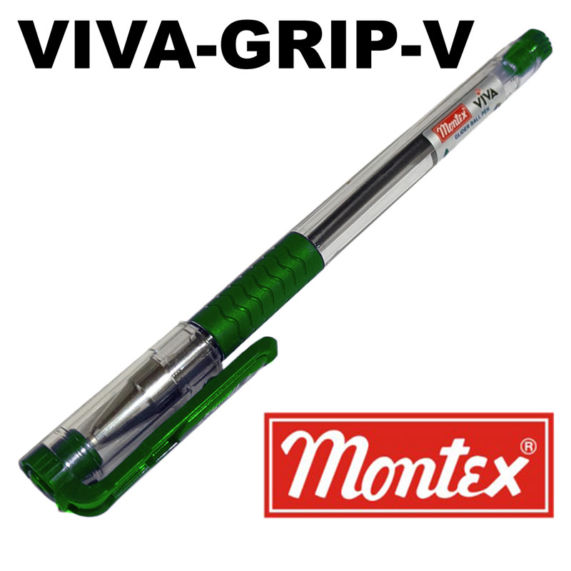 Stylo à Bille MONTEX Viva X7 Grip 1.0mm Vert