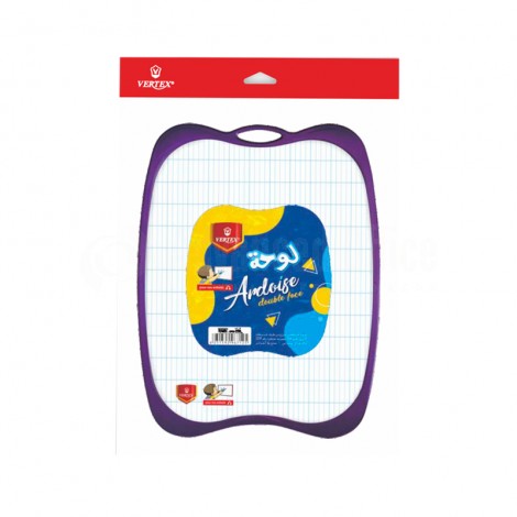 Ardoise VERTEX Pomme avec Brosse et Marqueur