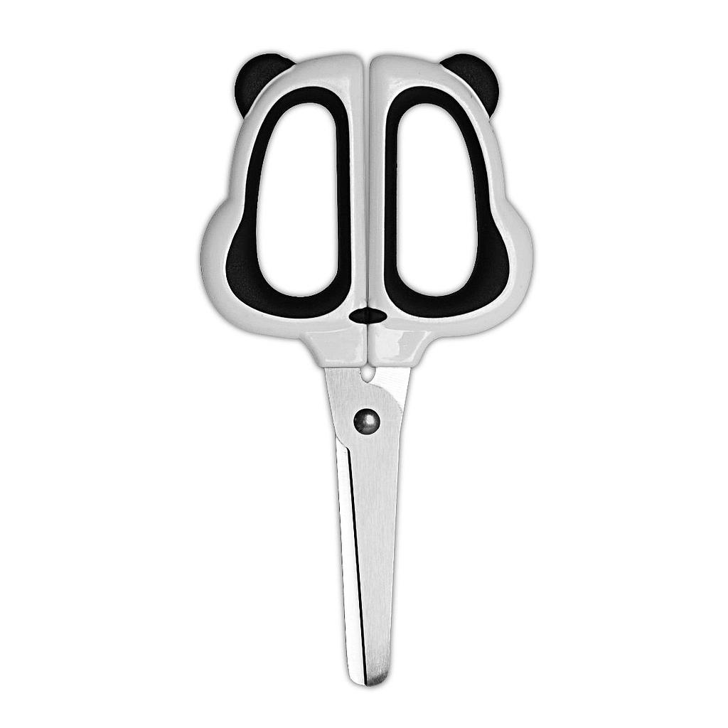Ciseaux Ecolier VERTEX Jungle 13 cm avec Tête de Panda