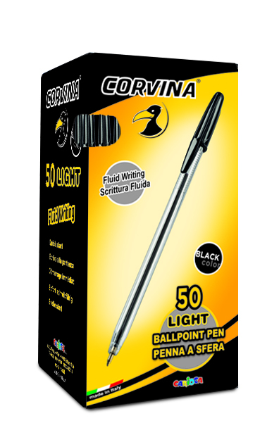 Stylo à Bille CORVINA 1.0mm Noir