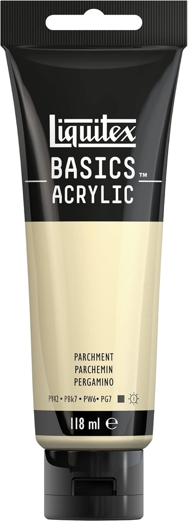 Tube Peinture Acrylique LIQUITEX Basics 118ml Parchemin
