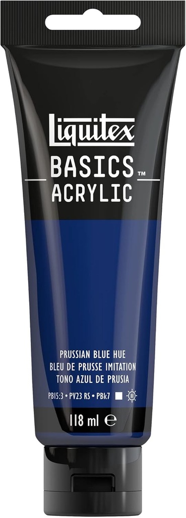 Tube Peinture Acrylique LIQUITEX Basics 118ml Blue De Prusse Imitation