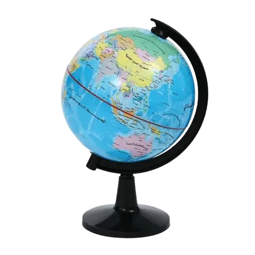 Globe Terrestre Lumineux BESKO Arabe 32cm en PVC