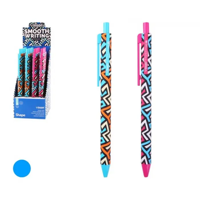 Stylo Gel MOBS Smooth Fantaisie Rechargeable Bleu
