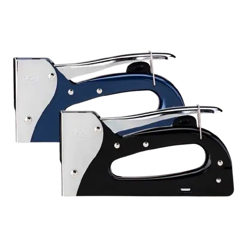 Agrafeuse à Pince Deli Multi-Couleurs  avec Paquet Agrafes 53/8 