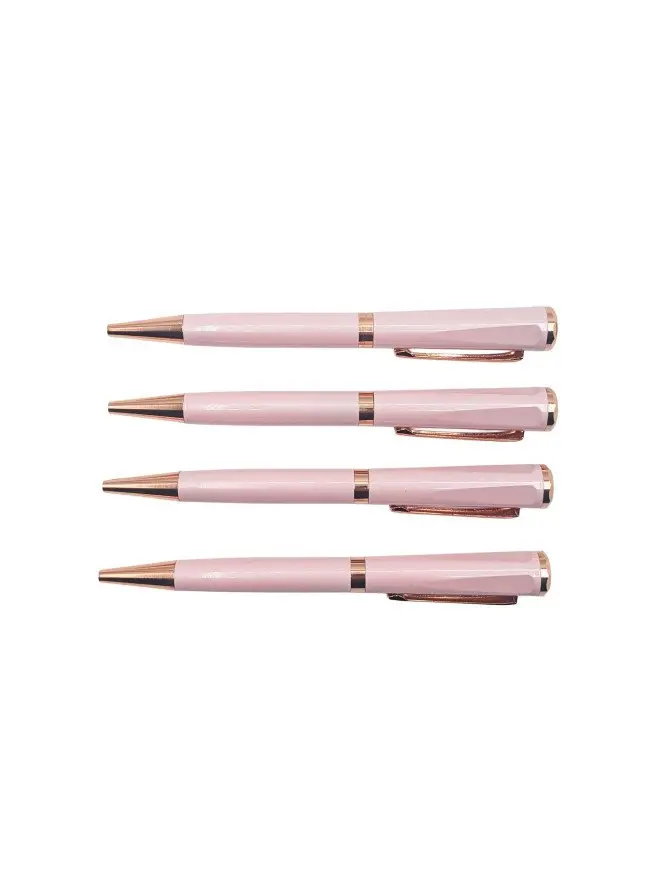 Stylo à Bille Algo Bleu Turquois et Doré Design Raffiné