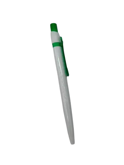 Stylo Sérigraphie Versal Rétractable 907 Blanc et Vert