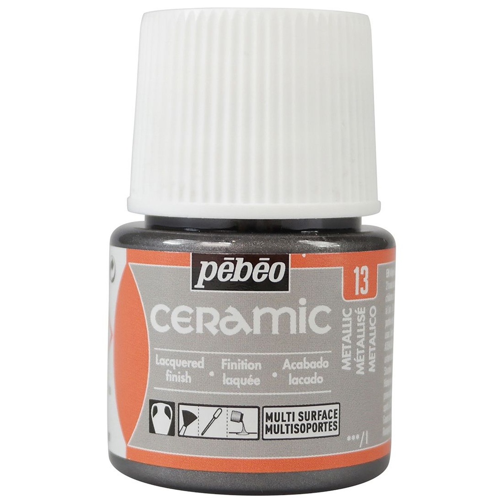 Flacon PEBEO Céramique 45ml métallisé