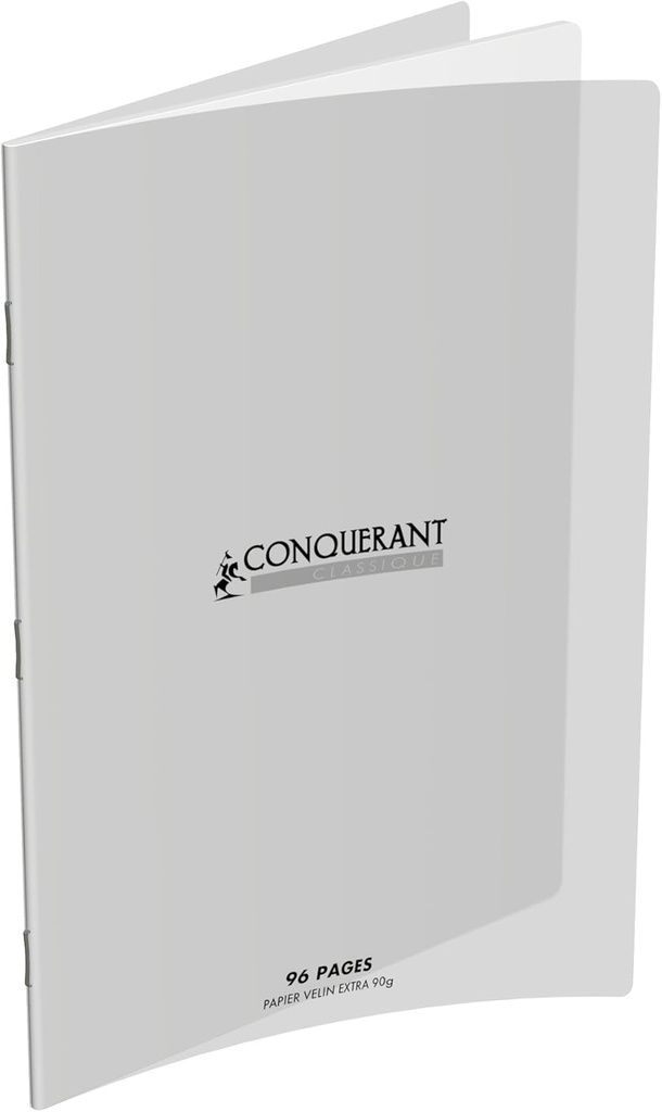 Cahier CONQUERANT 24x32cm 90g 96 Pages Blanc