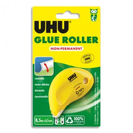 Colle UHU Glue Roller Non Permanent