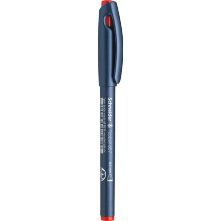 Stylo Roller SCHNEIDER Top Ball 0.6mm Rouge