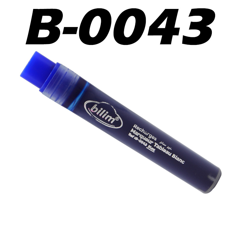 Recharge Marqueur pour Tableau Blanc BILIM B-0043 Bleu