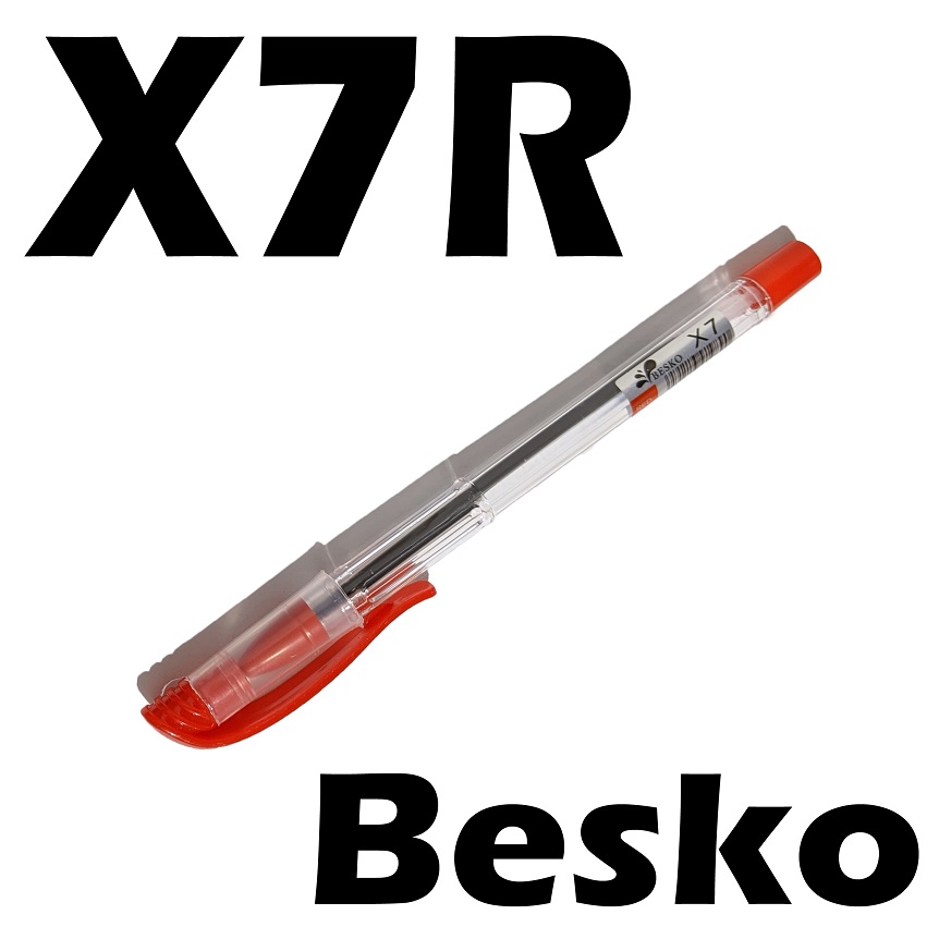 Stylo à Bille BESKO X7 Premium 1.0mm Rouge