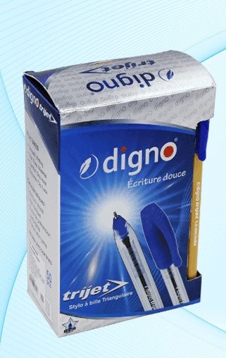Stylo à Bille DIGNO Trijet 1.0mm Bleu