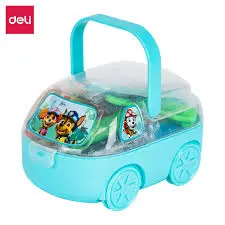 Pâte à Modeler DELI Paw Patrol 24 Couleurs avec Rouleau