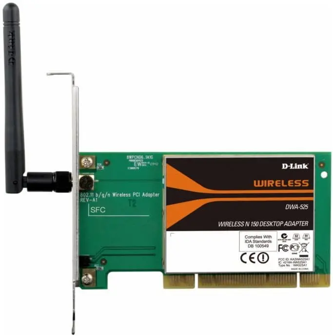 Carte PCI Wifi D-LINK 150 Mbps 802.11N