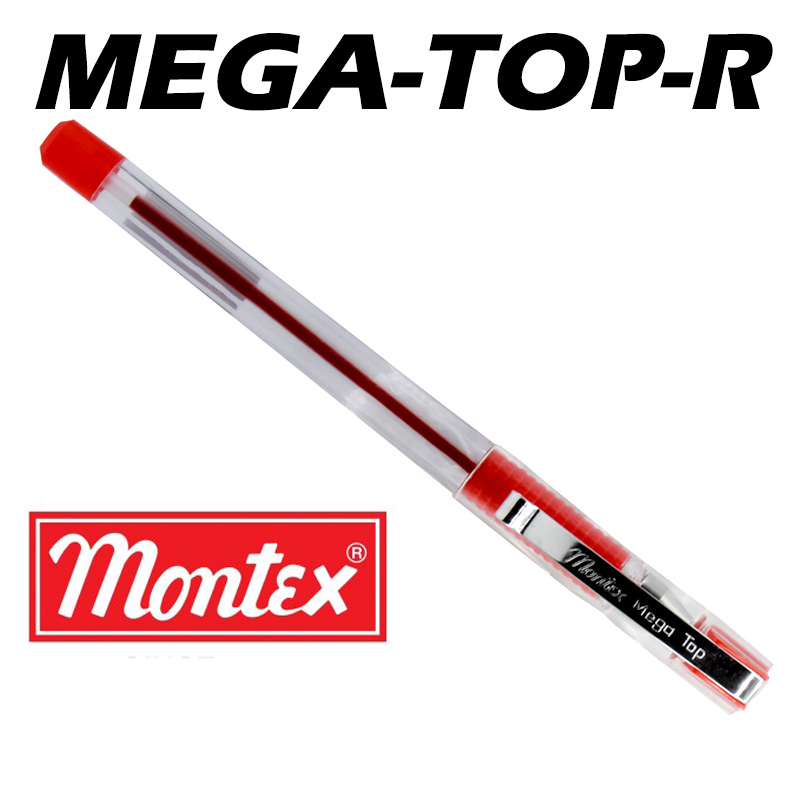 Stylo à Bille MONTEX Mega Top Rouge