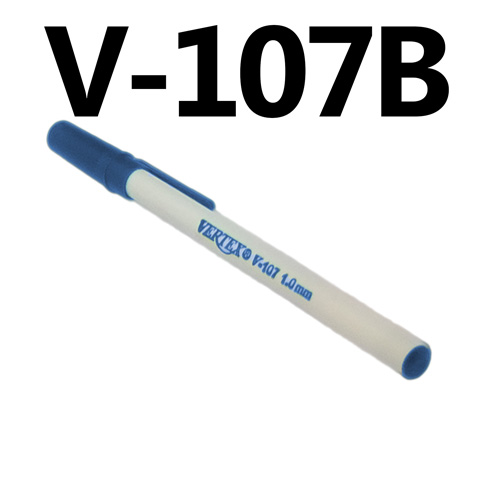 [V-107B] Stylo à Bille VERTEX 107 Bleu
