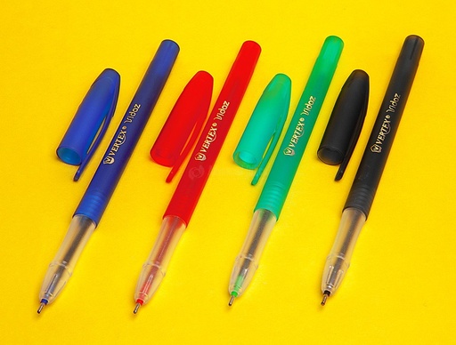 [V-163R] Stylo à Bille VERTEX Vidaz Rouge