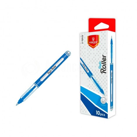 [V-703/B] Stylo Roller VERTEX Bleu