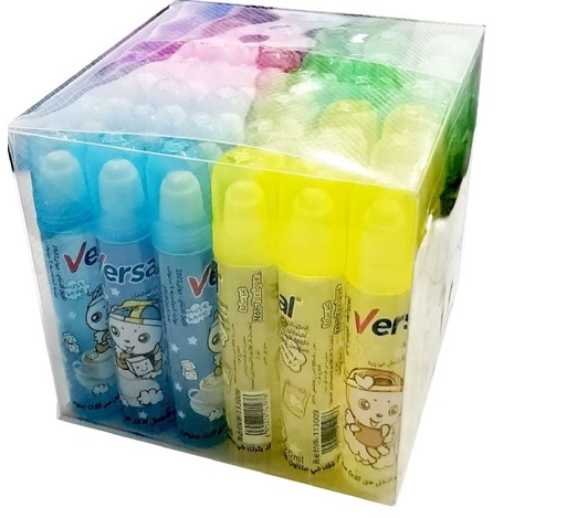 [VR-113009] Colle Liquide Écolier VERSAL 25ml En Tube Multi Couleurs