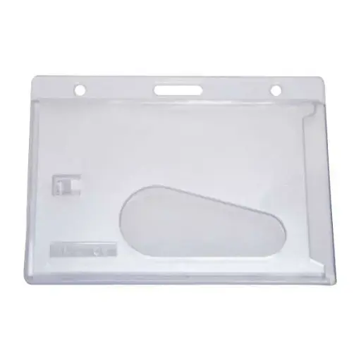 [VR-641] Porte Badge VERSAL Dur A1 Horizontal en Plastique Transparent 
