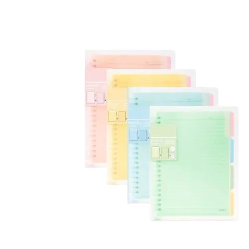 [QHB560] Notebook DELI Loose Leaf B5 60 Feuille Multi Couleurs