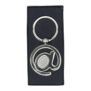[PC-@] Porte Clé En Acier Forme @