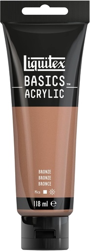[8870057] Tube Peinture Acrylique LIQUITEX Basics 118ml Bronze