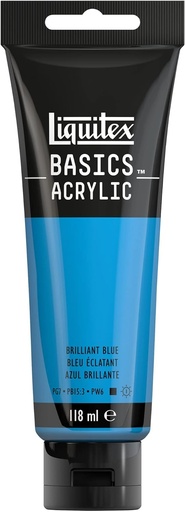 [8870065] Tube Peinture Acrylique LIQUITEX Basics 118ml Bleu Éclatant