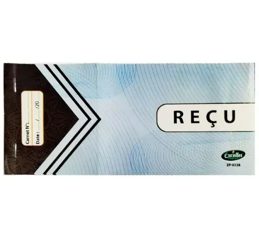 [EP-0138] Carnet De Reçu EXCELLES 50 Feuilles