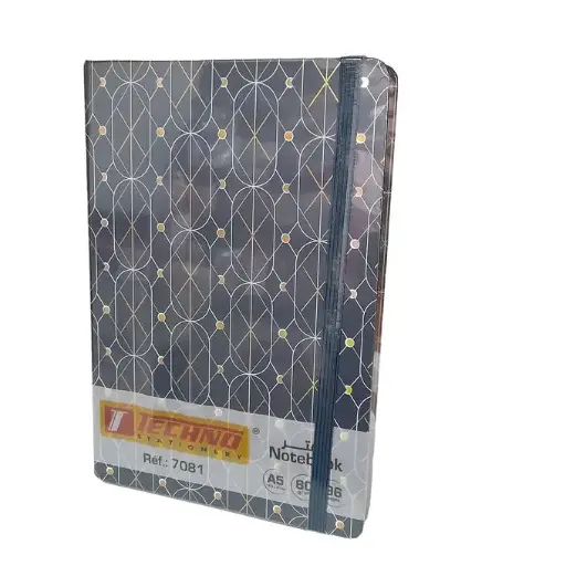 [7081] NoteBook A5 TECHNO Golden Memo 96 Pages 80g