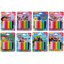 [TCHNO_7217] Pâte à Modeler TECHNO 08 Couleurs Glitter Licence