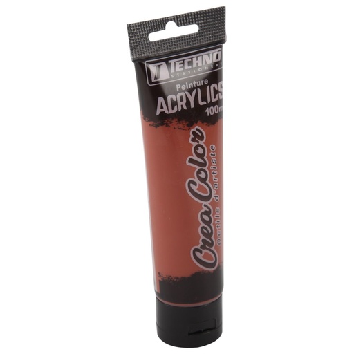 [5675] Tube Peinture Acrylique TECHNO 100ml Sienne Brulée