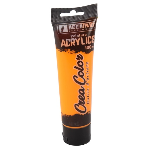 [5682] Tube Peinture Acrylique TECHNO 100ml Orange
