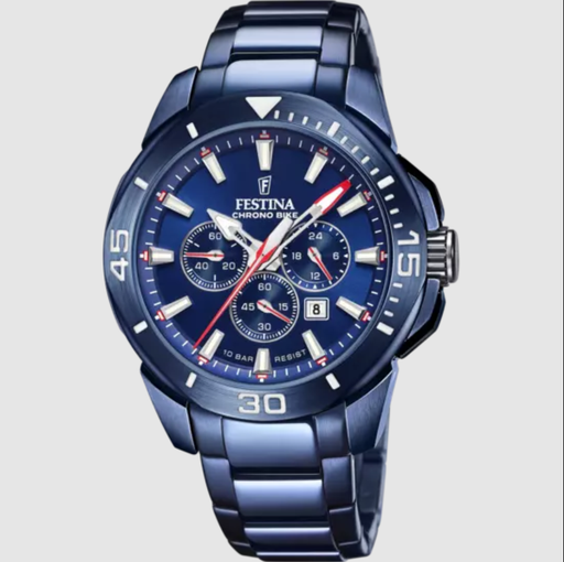[F20643/1] Montre FESTINA SPECIAL EDITIONS 20643/1 pour Homme Bracelet en Acier Inoxydable Bleu