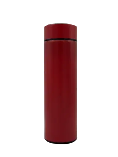 [GD-6R] GOURDE ISOTHERME DIGITAL 500 ML  ROUGE 