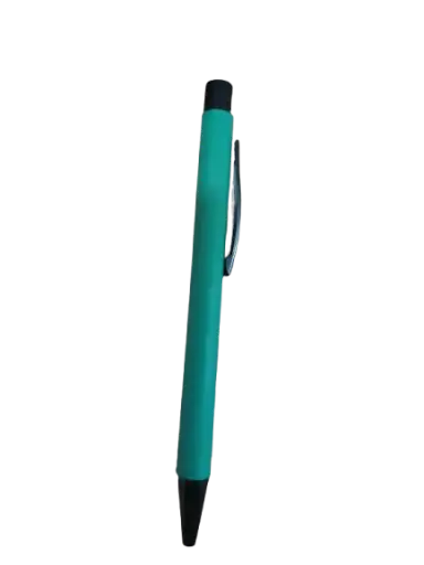 [1069-7/V] Stylo De sérigraphie A bille En Métal Tactile Vert 