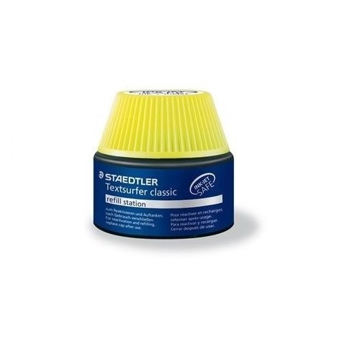 [48864-1] Recharge flacon STAEDTLER pour fluorescent Jaune