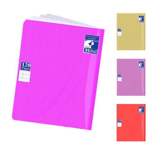 [48P-H] Cahier EL HILLAL Pique 48 Pages PF