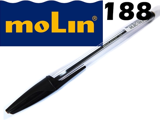 [BC188-50-9] Stylo à Bille MOLIN Noir