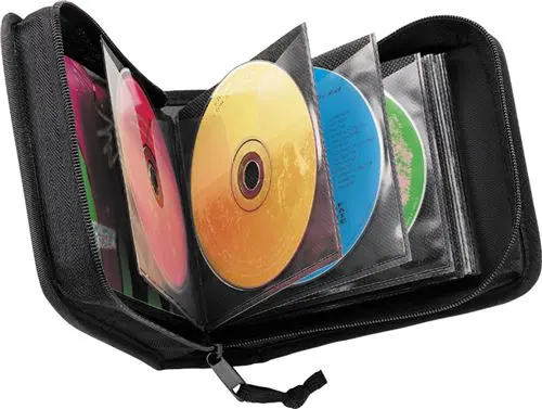 [CDW32] Etui Porte CD CASE LOGIC pour 32 CD en Nylon Noir