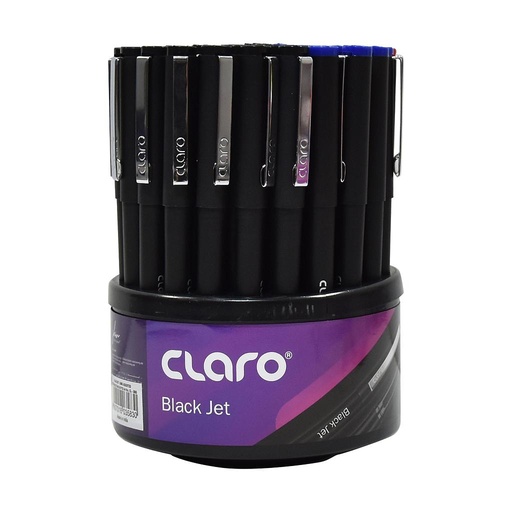 [CL-3583/3581-N] Stylo à bille CLARO CL-3583 Black Jet Noir