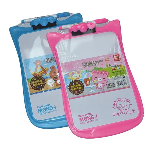 [DELI-8703] Ardoise DELI Double Face Multi-Couleurs