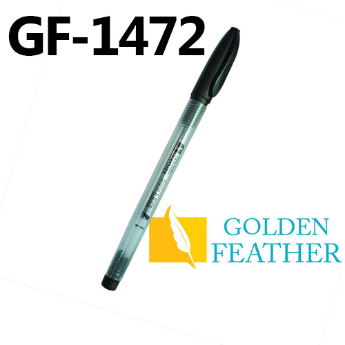 [GF-1472] Stylo à Bille GOLDEN FEATHER Noir
