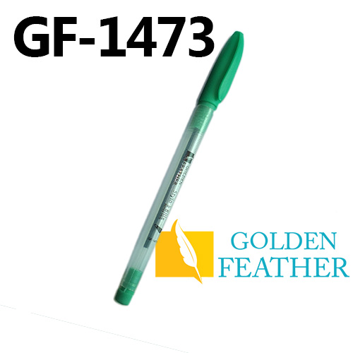 [GF-1473] Stylo à Bille GOLDEN FEATHER Vert