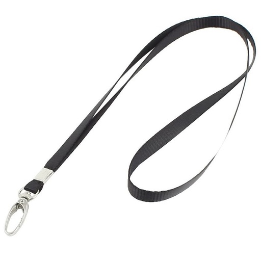 [GF-2516] Cordon Pour Badge Yoyo 1cm Noir